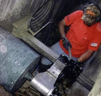 Sewer and man-hole core drilling